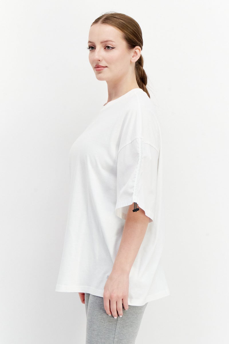 PUMA Women Sportswear Fit Short Sleeve Outdoor Top, White - Image 4